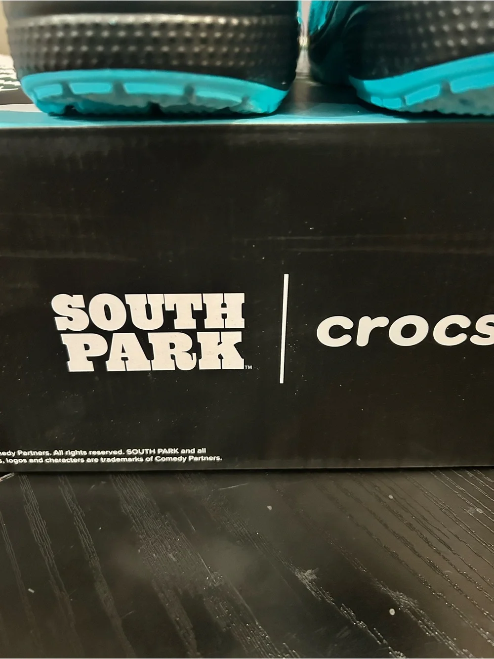 CROCS Teal South Park Character Clog Sandals